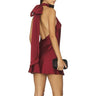 NWT Show Me Your Mumu Lisa woman Mini Dress in Cranberry Luxe Satin Size M Show Me Your MuMu
