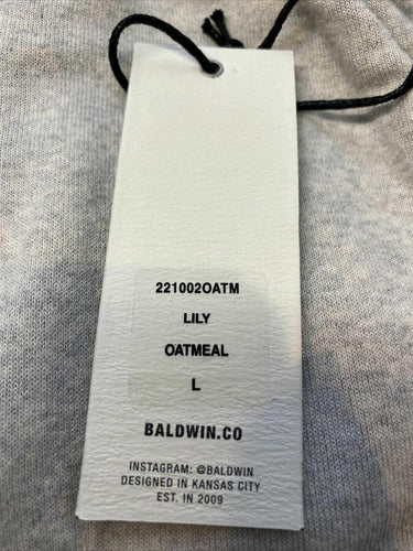 NWT BALDWIN Women's Lily Grey Size L BALDWIN