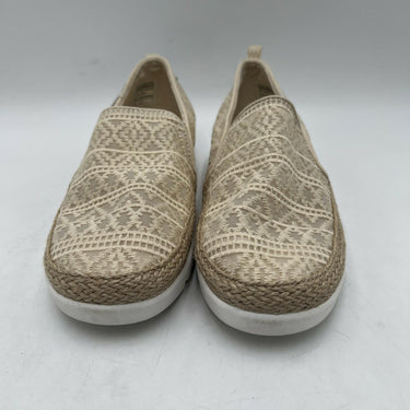 Bobs from Skechers Women's Flexpadrille Hi Crisp Meadow Shoes Beige Size 8.5