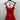 Nine West red Woman’s Red Swim suit Central Front Bow Tie Size L Nine West