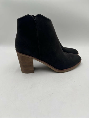 Mia Women's Patton Boots Black Leather Size 10 M