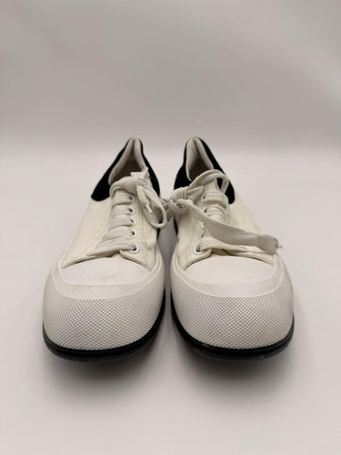 Alexander McQueen Deck Plimsoll white / black Low Top sneakers Size 43 Alexander McQueen