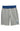 Champion Kids' Triple Stacked C Fleece Shorts in Oxford Grey Size L
