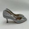 Women’s Badgley Mischka Fabia II Pump in silver glitter Size 5.5 Badgley Mischka