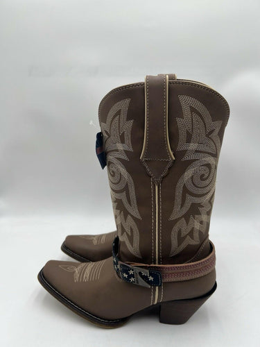 Durango Women's Flag Accessory Western Boots Size 7.5M