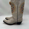 Corral Women's White Floral & Skull Embroidery Snip Toe Boots Size 9.5M Corral Boots