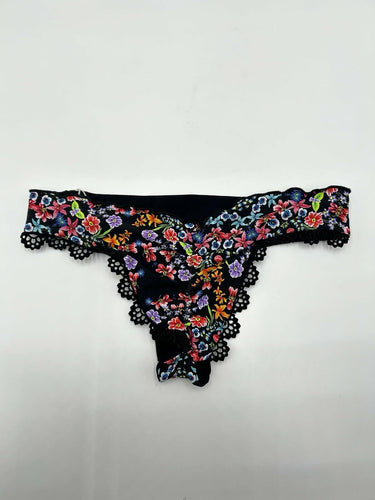 Luli Fama Woman’s Swim bikini Vibrant Multicolor Floral Print Laser Cut Size S Luli Fama
