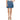 Free People Womens Sidecar Frayed Hem Destroyed Mini Skirt Blue 24 Free People