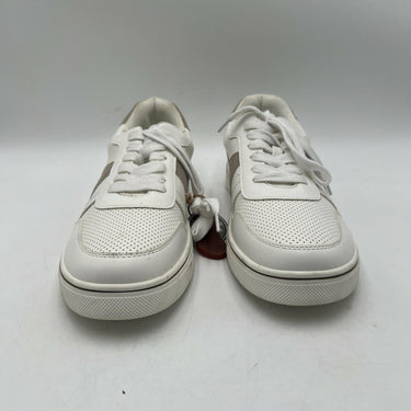 MIA Krew Sneakers White Taupe Lace Up Low Top Casual Shoes Women's Size 11 W