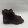 Women's Lucky Brand Pattrik Brown Suede Zipper Chelsea Boots Size 6.5 Lucky Brand