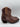 Shyanne Sawyer Dolly Ankle Bootie Brown Leather  Women's Size 8 B