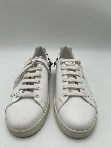 Valentino Garavani Backnet zebra-print sneakers featuring a pink heel Size 37.5 Valentino