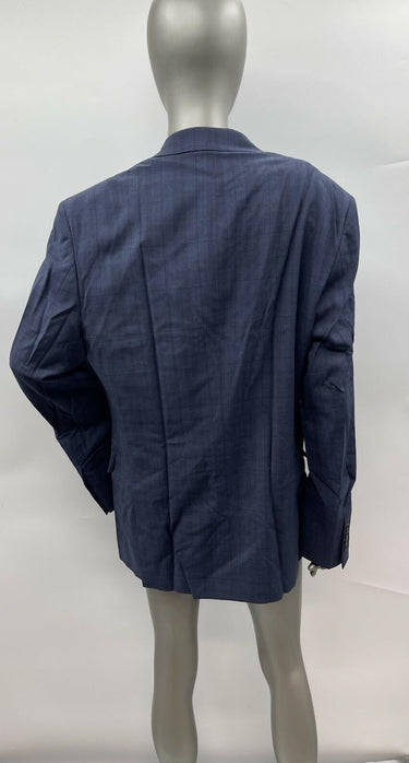 NWT Theory Chambers blazer in blue multi Kingston plaid wool, size 42R Theory