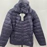 32 Degrees Jacket Womens Gray Purple Hooded Packable Down Puffer Chevron Warm XS 32 Degrees