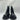 Prada Monolith brushed leather and Re-Nylon combat boots in black Size 9UK PRADA