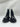 Prada Monolith brushed leather and Re-Nylon combat boots in black Size 9UK PRADA
