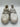 Men’s Versace Chain Reaction sneakers in white mesh and suede Size 41 Versace
