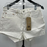 Levi's 501 Shorts High Rise White Denim Cutoff Frayed NWT Size 30 Levi's