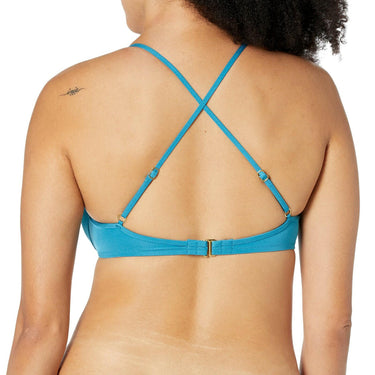 BCBG Womens Core Solids Underwire Bra Top Dark Teal 4 BCBGeneration