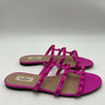 Women's. Valentino Garavani Rockstud patent leather sandals bright pink Size 39 Valentino