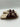 Acorn Camden Garnet Double Buckle Sherpa Slides Size 6.5