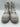 Sugar Kade Ivory Text Emboss Pearl Chain Combat Boots Womens 10 Sugar