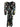 Adrianna Papell Women's Chiffon Printed Wrap Dress Black Multi Floral Size S