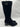 LifeStride Daring Black Faux Suede Double Ring Boots Womens Size 9.5 W