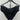 Coco Reef Bikini Bottom Black Bra Sized Ruched Hipster 2XL Coco Reef
