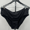 Coco Reef Bikini Bottom Black Bra Sized Ruched Hipster 2XL Coco Reef