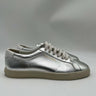 Women’s Saint Laurent Andy low-top sneakers in metallic silver Leather Size 37 Saint Laurent