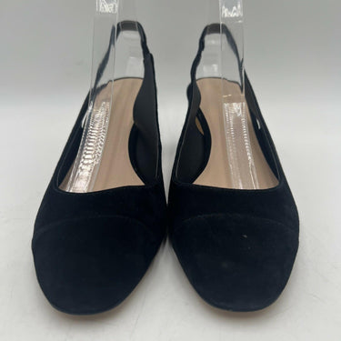 Women’s Stuart Weitzman Milla 55 Suede Slingback Black Suede Pump Size 10B Stuart Weitzman
