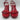 Mix No. 6 Red Patent Leather Chunky Heel Sandals With Ankle Strap - Size 9.5 Mix No. 6
