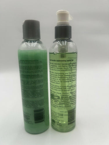 Simply Smooth Xtend Spiral Gel & Keratin Conditioner Set 2x 8.5oz New Curl Duo Simply Smooth
