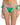 PQ Swim Womens X Solange Ferrarini Crochet Trim Full Bikini Bottom, L, Green PQ Swim