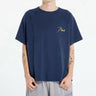 RHUDE Embroidered raglan-sleeve T-shirt  Blue Size 2XL RHUDE