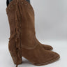 Idyllwind Sidewinder Studded Fringe Western Boot Brown Womens Size 9.5 Idyllwind