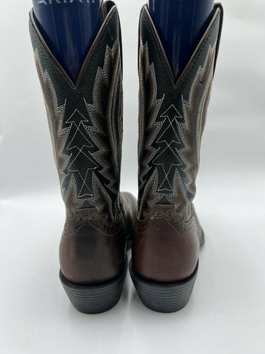 Durango DDB0351 Chestnut Black Western Boots Size 10.5