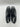 Prada Nuanced Brushed Leather Lace-Up Shoes in black and silver Size 8UK PRADA