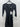 Unique Vintage Dress Womens Black Fit & Flare 3/4 Sleeve Wrap Tie Waist NWT S Unique Vintage