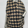 NWT Women’s Tahari black and tan houndstooth pattern Vest  Size S / M Tahari