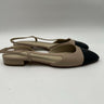 Women’s Marc Fisher Dela Closed Toe Slingbacks Beige Leather Size 9.5M Marc Fisher
