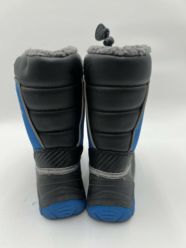 Kamik Luke 3 Blue Black Waterproof Winter Snow Boots Kids Size US 1