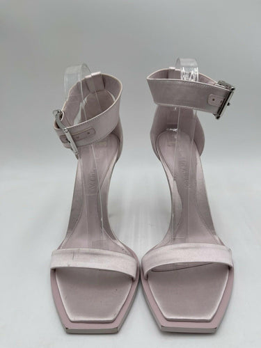 Alexander McQueen 110mm satin-finish sandals light pink Heels Size 39.5 Alexander McQueen