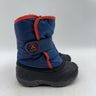 Kamik Snowbug 3 Toddler Snow Boots Black Blue Faux Fur Lined Waterproof Size 8 Kamik