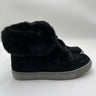 Women’s Cougar Dasha Black suede faux fur ankle boots Size 10 Cougar