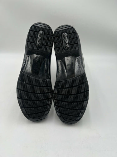 Chooka Polished Mid Rain Boots Black Waterproof Memory Foam Womens SIZE 9 Chooka