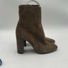 Women’s Saint Laurent  Loulou Brown Suede Ankle Boots Size 37.5 Saint Laurent