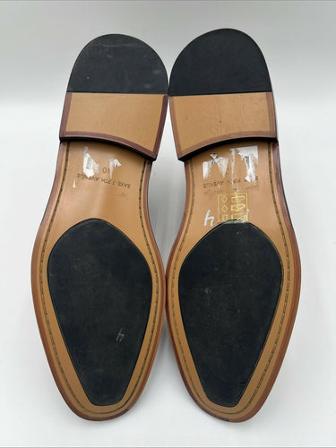 Saks Fifth Avenue Adriano Leather Chelsea Boots in brown Leather Size 10M Saks Fifth Avenue
