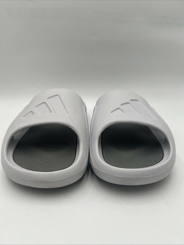 Men's Adidas Adicane Slides White Slip On Sandals Size 9 adidas